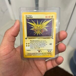 Zapdos first edition fossil holo